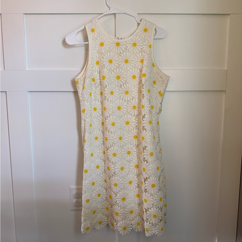 Jade White and Yellow Floral Dress
